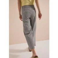 CECIL 7/8-Hose Style Neele Seersucker-Qualität, Streifenmuster, Loose Fit