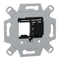 Unterputz Montageadapter 2-fach Keystone schwarz, Retail
