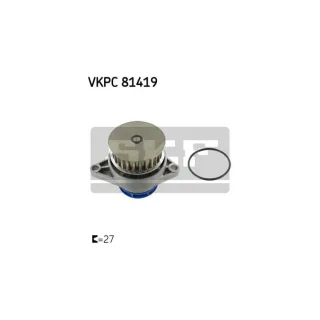 SKF Wasserpumpe Audi A2 Seat Leon Toledo VW Bora Golf Lupo Polo 1,