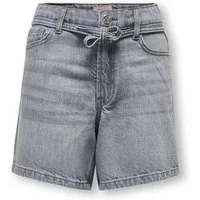 KIDS ONLY Jeansshorts KOGGIANNA HW BELT SHORTS PIMBOX DNM NOOS mit schmalem, dekorativen Bindeband in der Taille
