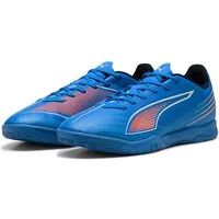 PUMA ULTRA 6 PLAY IT Fußballschuh für Halle und Straße, mit leichter Gummilaufsohle, Schnürverschluss