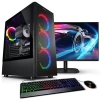 Kiebel Viper V Gaming-PC-Komplettsystem (27", AMD Ryzen 5 AMD Ryzen 5 5600GT, Radeon Vega, 16 GB RAM, 500 GB SSD, ARGB-Beleuchtung, WLAN)