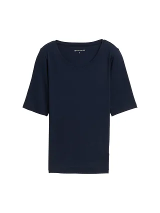 Tom Tailor - Basic T-Shirt sky captain blue - Gr. - S