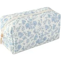 Zaewry Kosmetiktasche Blumenmuster Kulturtasche,Tragbare Makeup Tasche Handtasche Organizer