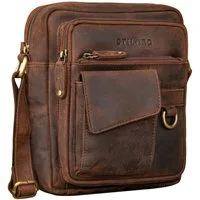 STILORD Schultertasche "Ryan" Crossbody Tasche Herren Leder zum Umhängen Vintage Ledertasche