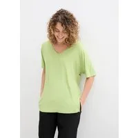 bonprix T-Shirt Oversize-Passform, Halbarm-Design, aus Viskose-Mix mit Elasthan