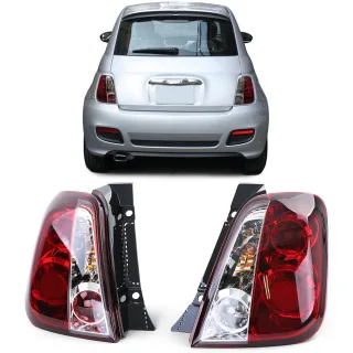 Rückleuchten Heckleuchten in Rot für Fiat 500 ab 2007-