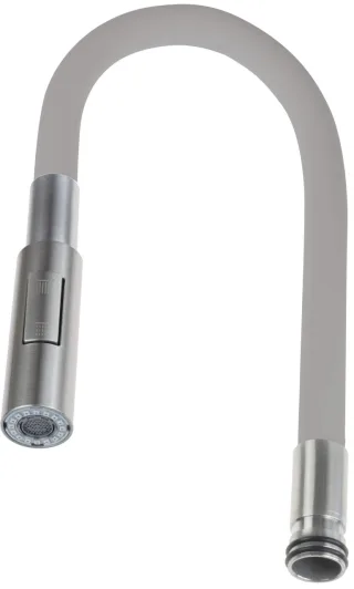 Neuesbad ELASTIC Auslauf mit SS SPRAY für BOC S740 MIXERS, Edelstahl-Grau NB1DEABAS74W1