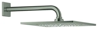 GROHE Kopfbrauseset Rainshower Aqua 10" 26860 BA 1 Strahl 9,5l/min satin steel, 26860MS0 26860MS0