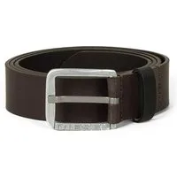 Diesel Ledergürtel 3,5 cm breit mit Metallverschluss - LOGO B-BASIC BELT