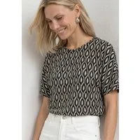 STREET ONE T-Shirt mit Zebra Print