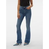 Vero Moda Bootcut-Jeans VMFLASH MR FLARED JEANS LI347 GA NOOS Baumwollmischung mit Stretch, regular waist, bootcut fit