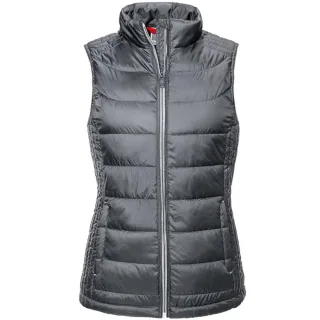 Russell - Ärmellose Daunenjacke NANO - Damen (Grau)