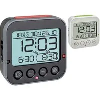 TFA Dostmann Funkwecker Digitaler Wecker BINGO 2.0 TFA 60.2550 mit Temperatur und Lichtsensor
