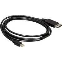 Adapterkabel Mini-DisplayPort > DisplayPort schwarz, 3 Meter
