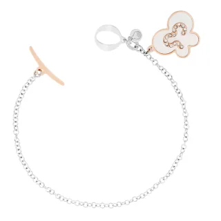 Orphelia 'Luna' Damen-Armband aus 925er Sterlingsilber – Silber/Rosé ZA-7166