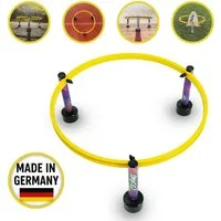 Tschip Trainingsring Fußballspiel, Outdoor-Ballspiel, Indoor-Gruppenspiel (Allrounder für Sport, Training und Freizeit, Fußball-Spiel Set und innovatives Trainingsgerät), Tschip allgrounder, Ring mit universellem Fußsystem