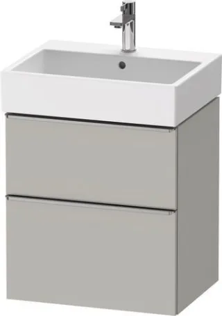 Duravit D-Neo Waschtischunterbau wandhängend Betongrau Matt 584x442x625 mm - DE4371070070000 DE4371070070000