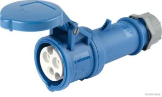 HERTH&BUSS Steckdose, 3-polig, 16 A blau - 51307020