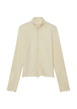 s.Oliver - Sweatshirt Jacke beige - Gr. - 164