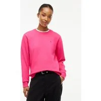 Tommy Jeans Sweatshirt TJW REG S FLAG CREW Baumwollmischung