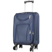 Warenhandel König Weichgepäck-Trolley Maribor, 4 Rollen, Dehnfalte, zwei zusätzliche Außentaschen, aufrecht rollbar