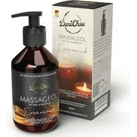 DaniChou Massageöl Erwärmend 250 ml – Made in Germany, Mit Sojaöl, Mandelöl & Kampfer – Direkt wärmendes, entspannendes Gefühl – 100%, Naturkosmetik & ätherische Öle für intensive Entspannung