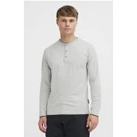 Indicode Rundhalsshirt IDGifford Longsleeve mit Knopfleiste