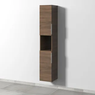 Sanipa 3way Hochschrank mit 2 Türen und 1 offenem Fach, Eiche-Arizona UM11280