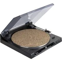 Kork-Deko.de Plattenspieler-Auflage aus Gummikork – 12 Zoll Slipmat Radioplattenspieler