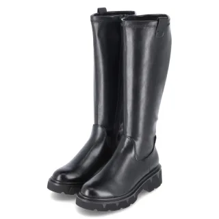 Marco Tozzi Schaftstiefel - Gr. 39 - Schwarz - Synthetik