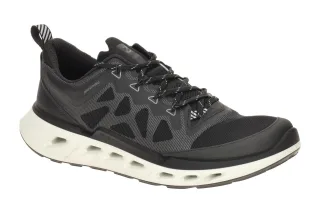 Ecco 85031461645 Herrenschuhe Schwarz mit reflektierender Fersenlasche