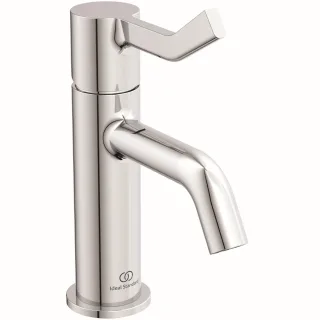 Ideal Standard Waschtischarmatur Joy Ausladung 110mm o.Ablaufgarnitur m.langem Griff Chrom, BD468AA BD468AA