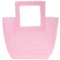 LIPSY Clutch Lipsy Tasche mit Perlenverzierung und Griff oben (1-tlg)