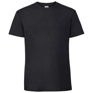 Fruit Of The Loom Herren Premium T-Shirt (Schwarz)