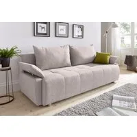COLLECTION AB Schlafsofa Funtastic, B: 212 cm, Liegel. 145x187 cm, Bettfunktion, Bettkasten, Armteilverstellung & 1 Zierkissen, Federkern