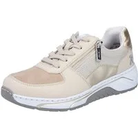 Rieker Sneaker Schnürschuh, Halbschuh, Freizeitsneaker mit Reißverschluss