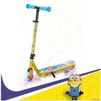 Gyroor E-Scooter 3-12 Jahre – LED-Lichter, Schnellladung, Start per Fußsensor, (1 tlg), Elektro-Kinderroller, Verstellbarer Lenker (75-85cm)