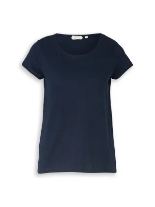 Tom Tailor - T-Shirt aus Baumwolle sky captain blue - Gr. - XL