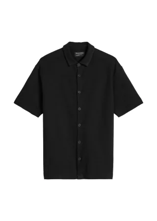 Marc OPolo Casual - Jerseyshirt loose Black - Gr. - M