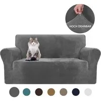 Minicloss Sofahusse 1/2/3/4 Sitzer Sofabezug, Modern Sofaüberwurf Elastische Couchbezug, waschbarer, mit Armlehne, Protector für Hunde Haustiere