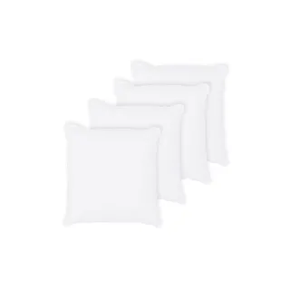 buttinette Kissenfüllung im 4er Pack, quadratisch, Größe: 24 x 24 cm