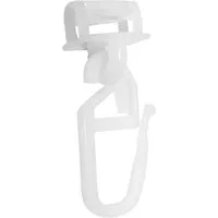 Bestlivings Gardinenröllchen zum Einhängen von Stoffen mit Gardinen- und Kräuselbändern, (Spar-Set, 50-St), für Innenlaufschienen (Kunststoff/Aluminium) mit Nutbreite 4–4,6 mm