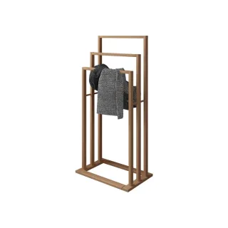 Mirjan24 Handtuchständer, Eiche, Holz, Rechteckig, 42x82x25 cm, Badaccessoires, Duschzubehör, Handtuchständer