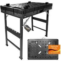 Lemodo Werkbank klappbar - mobiler Spanntisch, Arbeitstisch bis 454 kg, 86,5x59,5x80,5 cm L/B/H