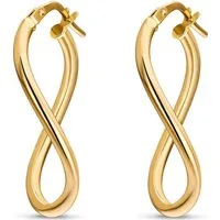 CHRIST Paar Creolen CHRIST Damen-Creolen 375er Gelbgold (Paar)