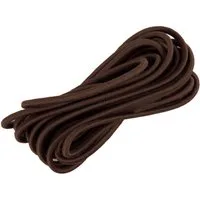 maDDma Gummiband 3m Gummikordel 3mm Rundgummi Gummischnur f. Bekleidung Gummilitze, dunkelbraun