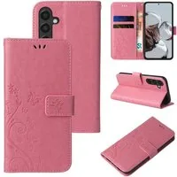Tec-Expert Handyhülle Cover Tasche Hülle für Samsung Galaxy A16 / A16 5G 6.7 Zoll, 6.7, Klapphülle Case mit Kartenfach Fliphülle aufstellbar, Motiv Blumen