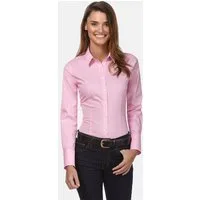 Vincenzo Boretti Klassische Bluse tailliert stretch
