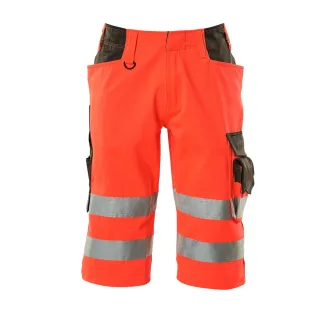 MASCOT Luton Shorts, lang SAFE SUPREME Hi-vis Rot / Dunkelanthrazit 48 - 15549-860-22218-C48